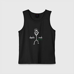Майка детская хлопок Depeche Mode - Exciter merch, цвет: черный