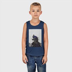 Майка детская хлопок Artorias of the Abyss, цвет: тёмно-синий — фото 2