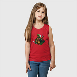 Майка детская хлопок Верминтайд 2 - Кериллиан из Warhammer, цвет: красный — фото 2