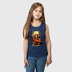 Майка детская хлопок Empire of Humanity - Warhammer 40k, цвет: тёмно-синий — фото 2