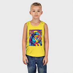 Майка детская хлопок Bart Simpson - esports, цвет: желтый — фото 2