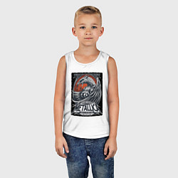 Майка детская хлопок Metallica - Michigan playbill Grand rapids, цвет: белый — фото 2