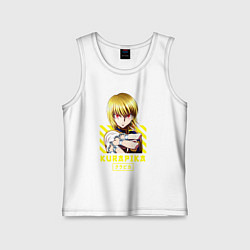 Майка детская хлопок Хантер Курапика, цвет: белый