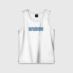 Детская майка Inzoi синий логотип