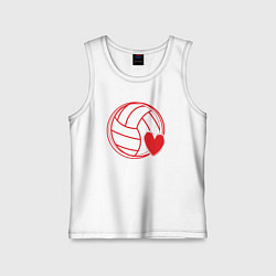 Детская майка Volley love