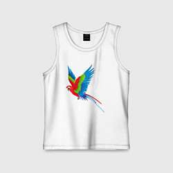 Детская майка Экзотический попугай