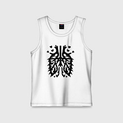 Майка детская хлопок Легкие любви с шипами, цвет: белый