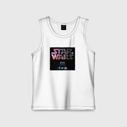 Детская майка Звёздные войны надпись вейдер