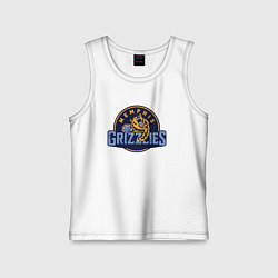 Майка детская хлопок Memphis Grizzlies - NBA, цвет: белый