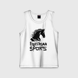 Детская майка Конный спорт граффити