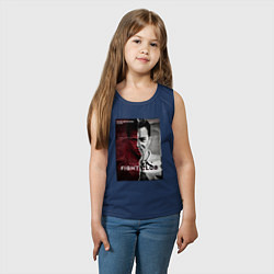 Майка детская хлопок Тайлер и Джек, цвет: тёмно-синий — фото 2