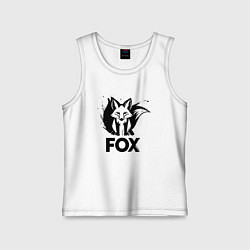 Детская майка Лисьи граффити