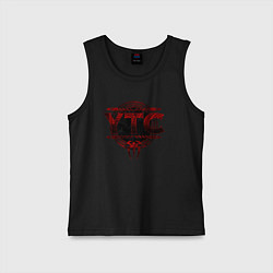 Майка детская хлопок Roman Reigns ytc wwe logo, цвет: черный