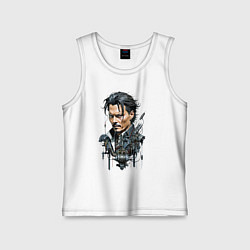 Детская майка Cyborg Johnny Depp