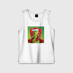 Детская майка Гринч и его верный друг пес