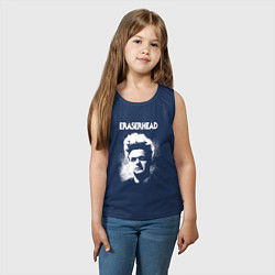 Майка детская хлопок Eraserhead, цвет: тёмно-синий — фото 2