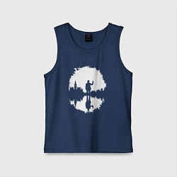 Детская майка Тень человека в Англии