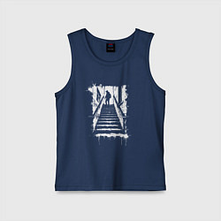 Детская майка Человек на лестнице