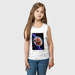 Майка детская хлопок Марти и Док, цвет: белый — фото 2