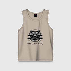 Майка детская хлопок The Witcher 3, цвет: миндальный