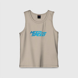 Майка детская хлопок Need for speed, цвет: миндальный
