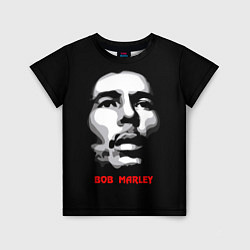 Футболка детская Bob Marley Face, цвет: 3D-принт