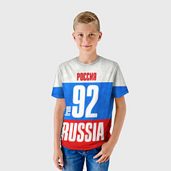 Футболка детская Russia: from 92, цвет: 3D-принт — фото 2