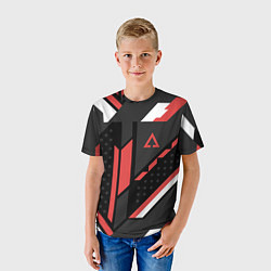 Футболка детская CS:GO Cyrex Pattern, цвет: 3D-принт — фото 2