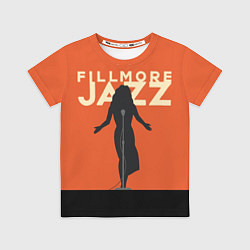 Футболка детская Fillmore Jazz, цвет: 3D-принт