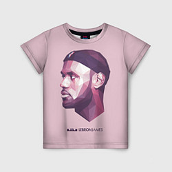 Футболка детская LeBron James: Poly Violet, цвет: 3D-принт