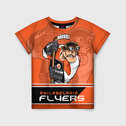 Футболка детская Philadelphia Flyers, цвет: 3D-принт