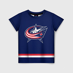 Футболка детская Columbus Blue Jackets, цвет: 3D-принт