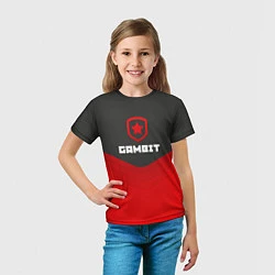 Футболка детская Gambit Gaming Uniform, цвет: 3D-принт — фото 2