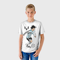 Футболка детская Messi Young, цвет: 3D-принт — фото 2