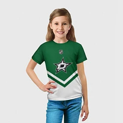 Футболка детская NHL: Dallas Stars, цвет: 3D-принт — фото 2