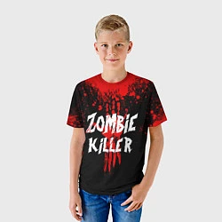 Футболка детская Zombie Killer, цвет: 3D-принт — фото 2