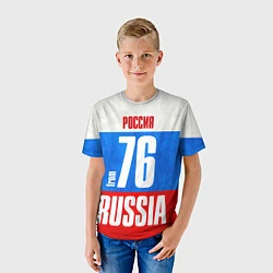 Футболка детская Russia: from 76, цвет: 3D-принт — фото 2