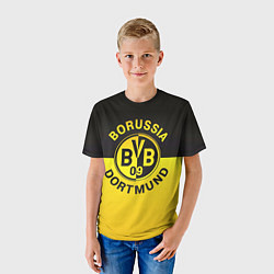 Футболка детская Borussia Dortmund FC, цвет: 3D-принт — фото 2