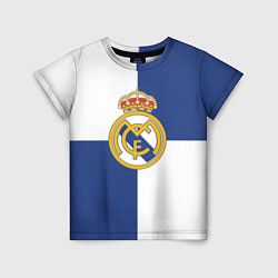 Футболка детская Real Madrid: Blue style, цвет: 3D-принт
