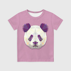 Футболка детская Геометрическая панда, цвет: 3D-принт