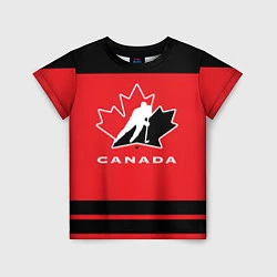 Футболка детская Canada Team, цвет: 3D-принт