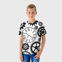 Футболка детская Время не ждет, цвет: 3D-принт — фото 2