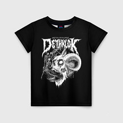 Футболка детская Dethklok: Goat Skull, цвет: 3D-принт