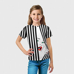 Футболка детская Pop art girl, цвет: 3D-принт — фото 2