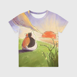 Футболка детская Тетрадь дружбы Нацумэ, цвет: 3D-принт