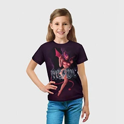Футболка детская AC/DC: Devil Girl, цвет: 3D-принт — фото 2