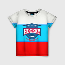 Футболка детская Hockey Russia, цвет: 3D-принт