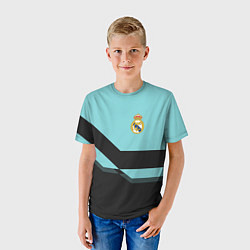 Футболка детская Real Madrid 2018 1, цвет: 3D-принт — фото 2
