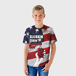 Футболка детская Green Day American Idiot, цвет: 3D-принт — фото 2