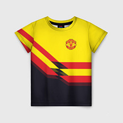 Футболка детская Man United FC: Yellow style, цвет: 3D-принт